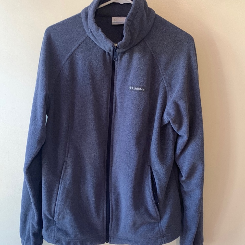 XL blue Columbia zip up jacket